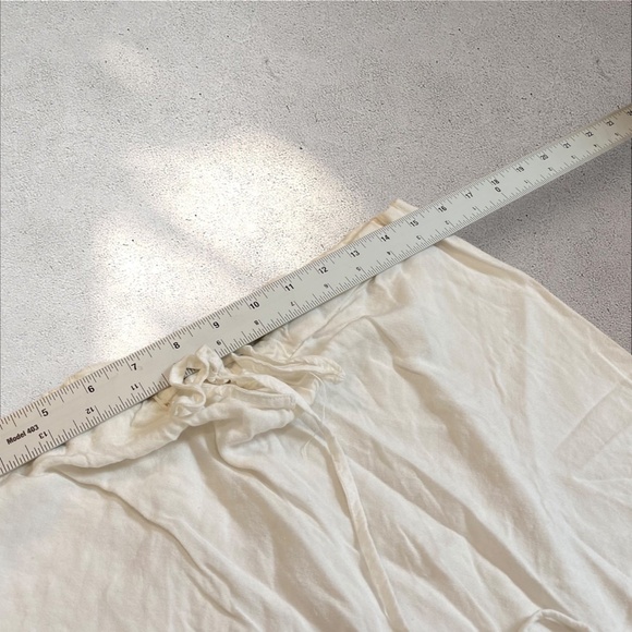 !! SOLD DO NOT BUY !! Vintage L.S.I. White Maxi Skirt - Picture 7 of 8